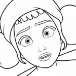 coloriage Zoey à imprimer pour enfants