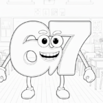 coloriage 67 brainrot et decoupage a imprimer gratuit
