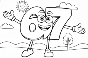coloriage 67 brainrot updated pour primaire