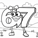 coloriage 67 brainrot updated à imprimer gratuitement pdf