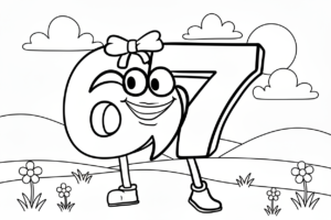 coloriage 67 brainrot updated à imprimer gratuitement pdf