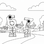 coloriage 67 brainrot updated pour enfant