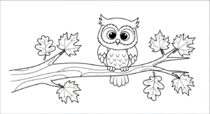coloriage Automne update a imprimer pour enfant de 4 ans