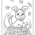 coloriage Automne update pour enfants