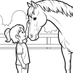coloriage Cheval update gratuit a imprimer