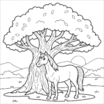 coloriage Cheval update a colorier en ligne gratuitement