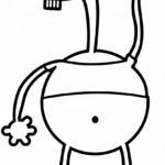coloriage Garten of Banban update et apprentissage