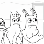 coloriage Garten of Banban update de pour enfants
