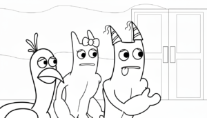 coloriage Garten of Banban update de pour enfants