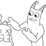 coloriage Garten of Banban update à imprimer pdf gratuit