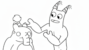 coloriage Garten of Banban update à imprimer pdf gratuit