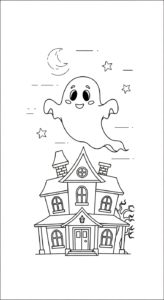 coloriage Halloween update à imprimer pour enfant de 9 ans