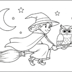 coloriage Halloween update à imprimer pour enfant de 9 ans
