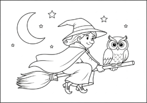 coloriage Halloween update à imprimer pour enfant de 9 ans