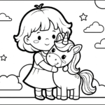 coloriage Licorne update a dessiner en ligne