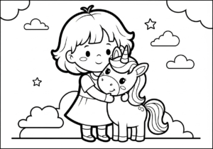 coloriage Licorne update a dessiner en ligne