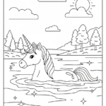 coloriage Licorne update et dessins