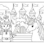 coloriage Licorne update pour enfant de 3 ans