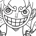 coloriage Luffy update a imprimer