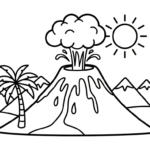 coloriage Paysage update pour primaire