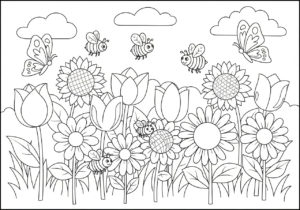 coloriage Paysage update a colorier en ligne