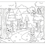 a imprimer coloriage Paysage update gratuit