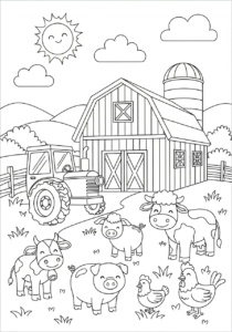 coloriage Paysage update et decoupage a imprimer gratuit