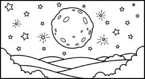 coloriage Paysage update a dessiner et imprimer