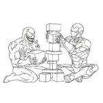 coloriage Venom update a dessiner et imprimer