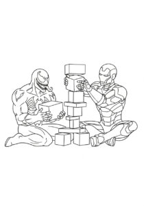 coloriage Venom update a dessiner et imprimer