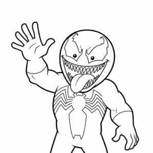 imprimer coloriage Venom update gratuit