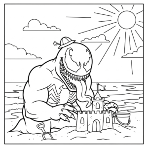coloriage Venom update gratuit