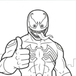 coloriage Venom update a dessiner et imprimer