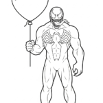 coloriage Venom update et decoupage