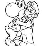 coloriage Yoshi update d