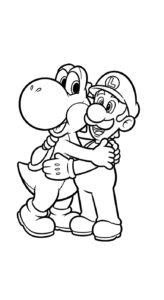 coloriage Yoshi update d