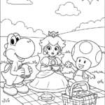 coloriage Yoshi update et dessins