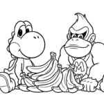 coloriage Yoshi update a imprimer