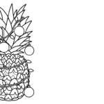 coloriage Ananas à imprimer gratuitement
