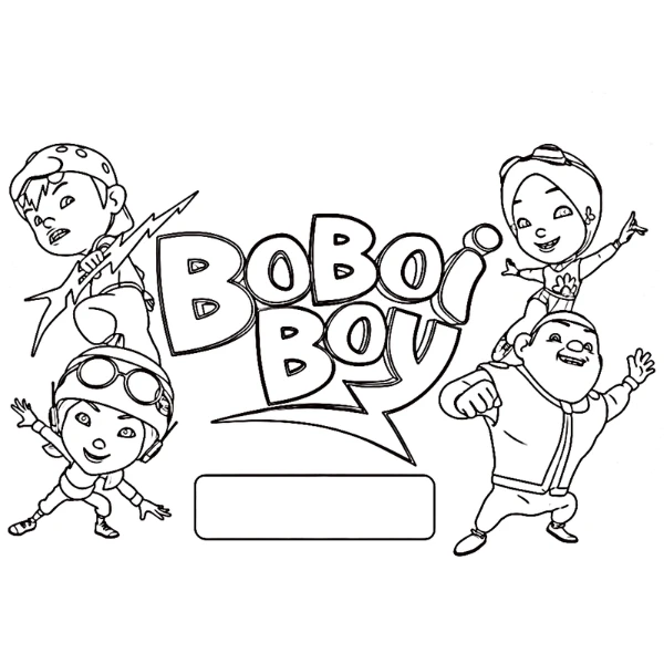 Tranh tô màu BOBOIBOY