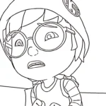 coloriage BOBOIBOY pour enfant de 3 ans