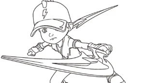 coloriage BOBOIBOY a imprimer gratuit