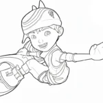 coloriage BOBOIBOY pour enfants