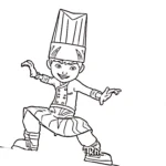 coloriage BOBOIBOY à imprimer pour enfants