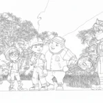 coloriage BOBOIBOY a imprimer pour enfant de 4 ans