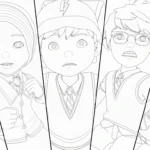 coloriage BOBOIBOY à imprimer pour enfant de 6 ans
