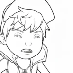 coloriage BOBOIBOY pour enfant de 6 ans