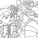coloriage BOBOIBOY et decoupage a imprimer gratuit