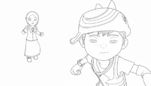 imprimer coloriage BOBOIBOY