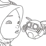 coloriage BOBOIBOY à imprimer pour enfant de 2 ans